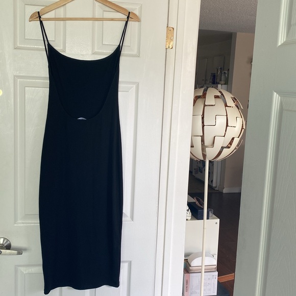 Reformation Black Rib Sleeveless Dress - Picture 8 of 9